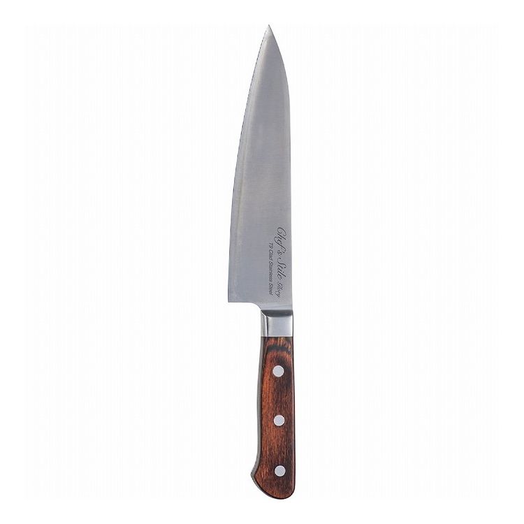 パール金属 包丁 牛刀 鋼割込 木柄 180mm FN-107 シェフズスティーレ グローリー【送料無料】