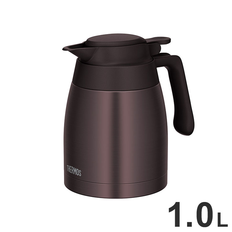 サーモス TTG-1000 BW ステンレスポット 1.0L ブラウン THERMOS【送料無料】