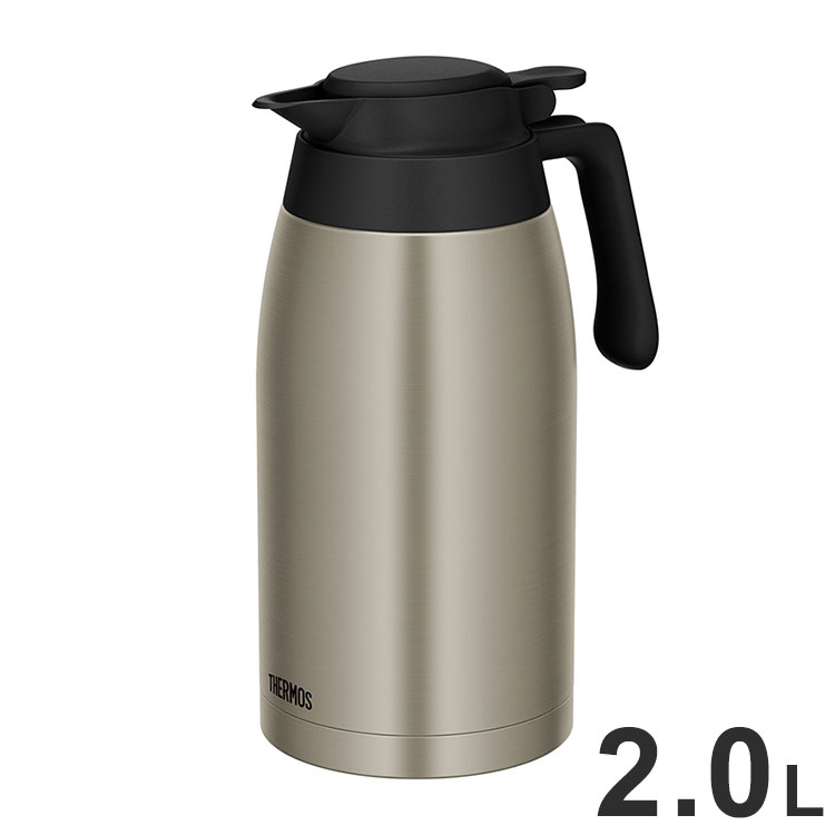 サーモス TTG-2000 S ステンレスポット 2.0L ステンレス THERMOS【送料無料】