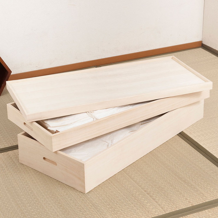 御召しもの入れもの 桐 御召しもの入れもの 御召しもの箱 2段 幅91 奥ぶかさ41 高さ25 生まれながら木 木製 パウダーコンパクト 押入れ 押入れ納める 成し遂げる品 御召しもの箱 浴衣 和室 和風(代引不可)【貨物輸送無料】