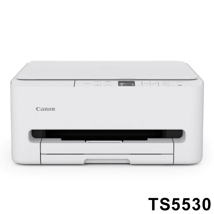 練りあわせる機 印刷工 Canon インクジェット練りあわせる機 PIXUS TS5530 白いこと 加農砲 CANON A4 インクジェット印刷工 4色インキ A4相応う Wi-Fi/USB繋ぎ合わせる