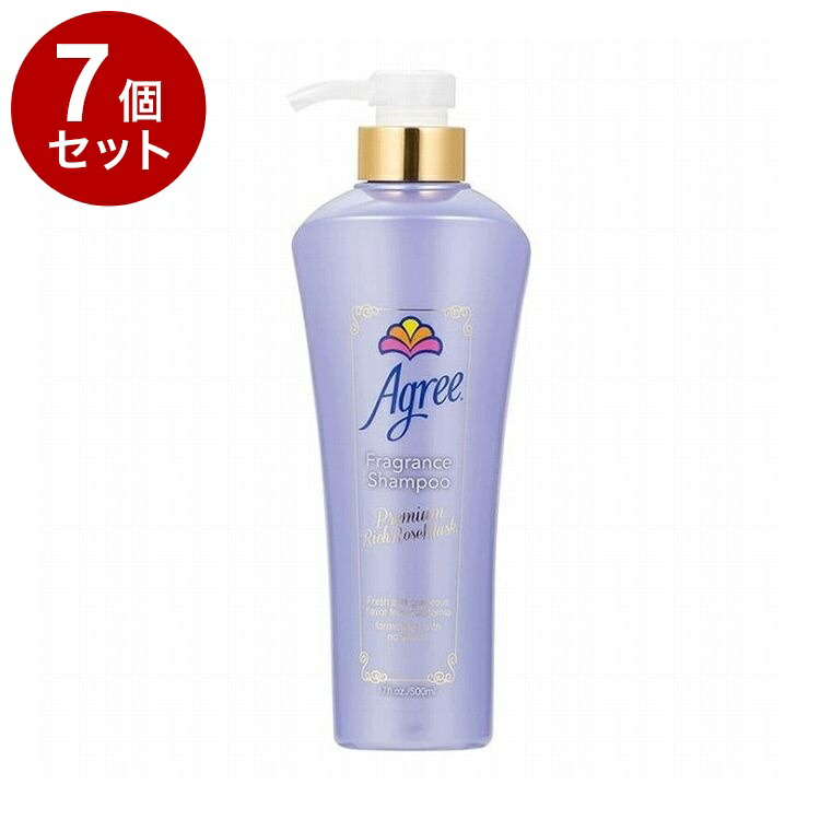 【単品7個セット】アグリー フレグランス シャンプープレミアムリッチ ローズムスク しっとり髪 ノンシリコン ヘアケア 天然由来 保湿【送料無料】