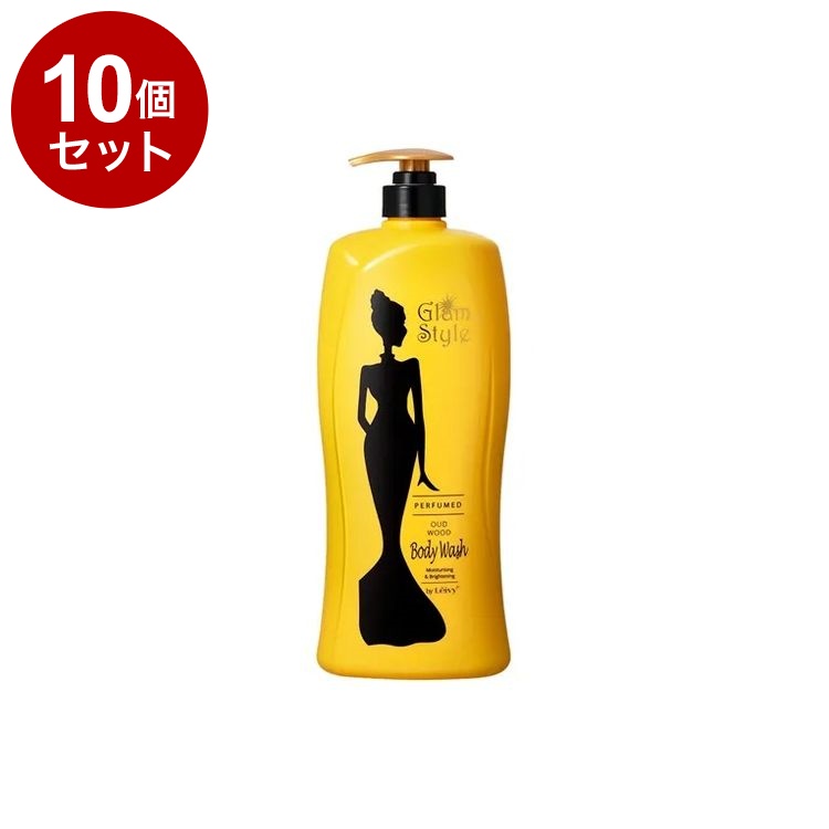 【単品10個セット】 レイヴィー グラムスタイル ボディシャンプー ウードウッド 1000ml アクシス 保湿 ボディケア ボディソープ Leivy【送料無料】｜リコメン堂ホームライフ館