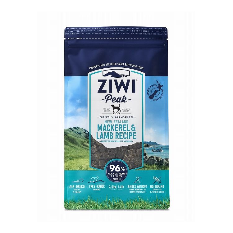 ジウィピーク エアドライ ドッグフード マッカロー&ラム 2.5kg ZIWI PEAK 犬用 ドッグ 主食 フード 羊肉【送料無料】|リコメン堂ホームライフ館