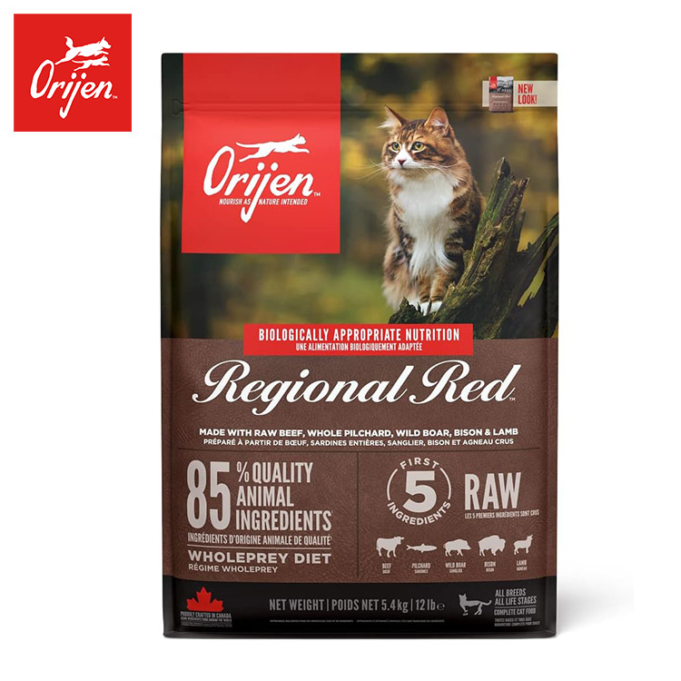 オリジン レジオナルレッド キャット 5.4kg ORIJEN 猫用 キャット 主食 フード【送料無料】