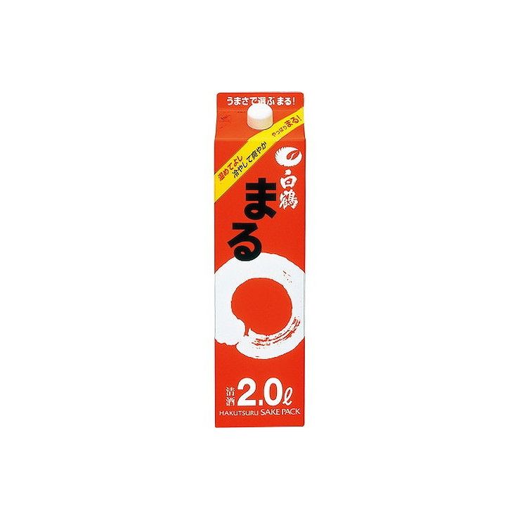 楽天市場 まとめ買い 白鶴酒造 株 白鶴 まる サケパック 2l X6個セット まとめ セット まとめ売り お酒 アルコール 代引不可 送料無料 リコメン堂ホームライフ館