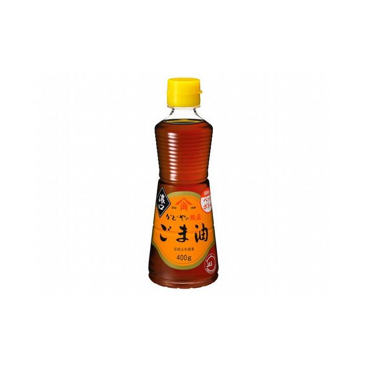 【まとめ買い】 かどや 純正ごま油濃口 ペット 400g x12個セット 食品 セット セット販売 まとめ(代引不可)【送料無料】｜リコメン堂ホームライフ館