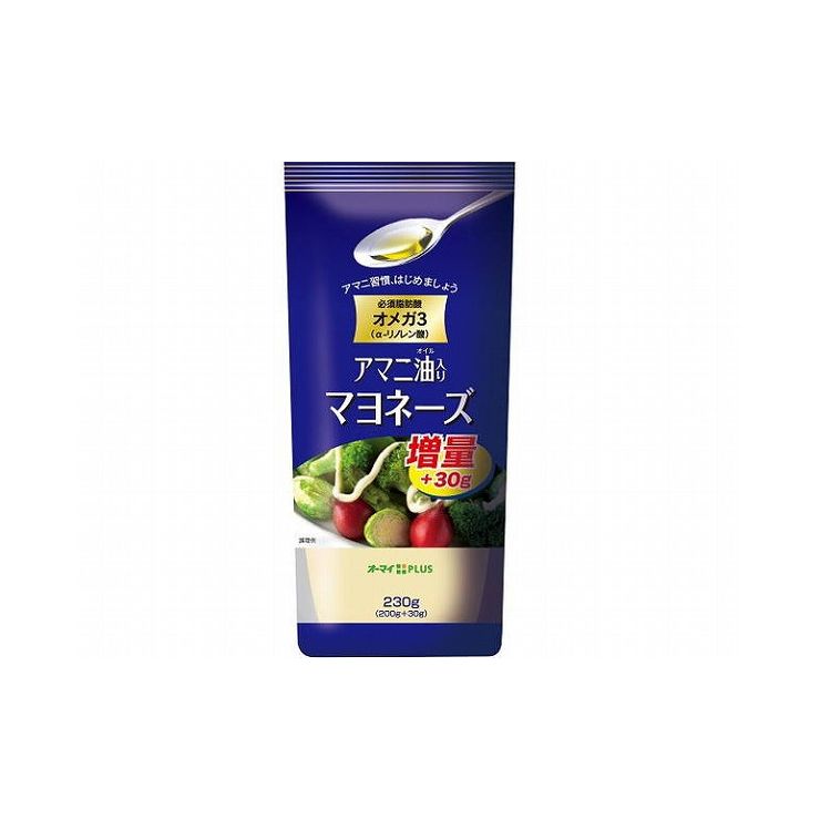 【まとめ買い】オーマイ PLUS アマニ油入マヨネーズ 200g x12個セット まとめ セット セット買い 業務用(代引不可)【送料無料】
