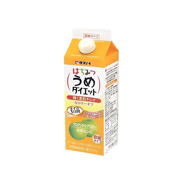 【単品12個セット】 タマノイ酢 はちみつうめ 濃縮タイプ 500mlx12 まとめ買い まとめ売り お徳用 大容量 セット販売(代引不可)【送料無料】