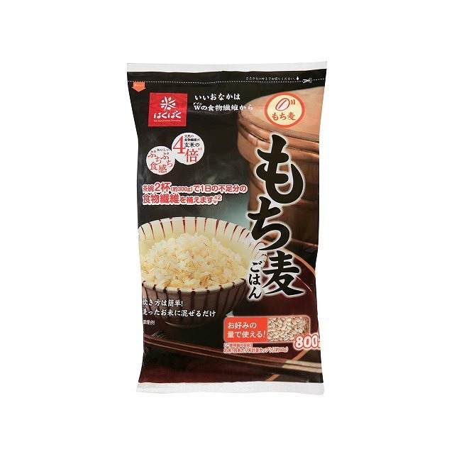 【単品6個セット】 はくばく もち麦ごはん 800gx6 まとめ買い まとめ売り お徳用 大容量 セット販売(代引不可)【送料無料】