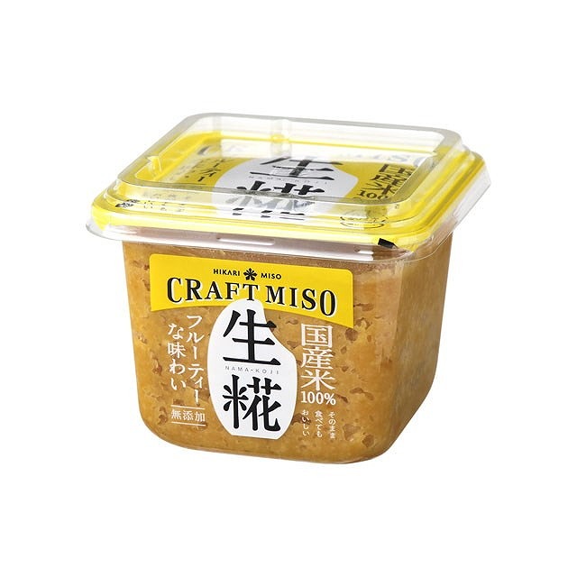 【単品8個セット】 ひかり味噌 CRAFT MISO 生糀 400gx8 まとめ買い まとめ売り お徳用 大容量 セット販売(代引不可)【送料無料】