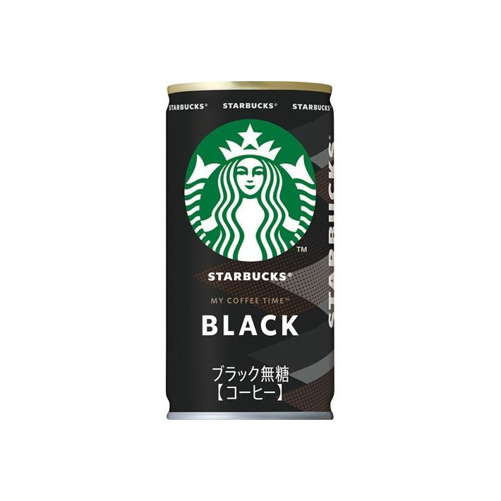 【単品30個セット】 サントリー スターバックス ブラック 缶 185g(代引不可)【送料無料】｜リコメン堂ホームライフ館
