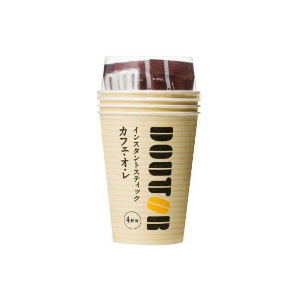 【単品24個セット】 ドトールコーヒー カップカフェオレ 4本 44g(代引不可)【送料無料】
