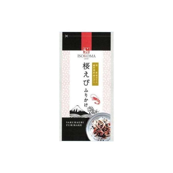 【単品30個セット】 磯駒海苔 桜えびふりかけ 20g(代引不可)【送料無料】