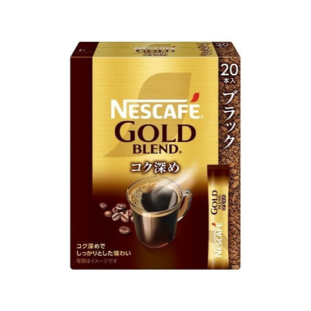【12個セット】 ネスカフェ ゴールドブレンド コク深めスティックブラック 2gx20本(代引不可)【送料無料】