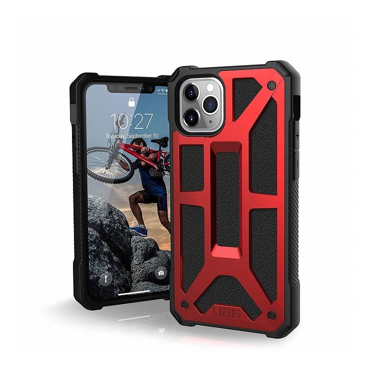 【日本定まり代わりになる店品】 URBAN ARMOR GEAR iPhone 11 Pro(5.8in)相応う耐衝撃容れもの MONARCH クリムゾン UAG-IPH19S-P-CR【貨物輸送無料】
