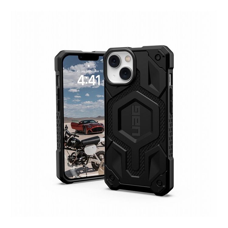 【日本正規代理店品】 URBAN ARMOR GEAR iPhone 14 6.1 2022対応 耐衝撃ケース MagSafe対応 MONARCH PRO ケブラーブラック UAG-IPH22MA-PMS-KB アイフォン ケース カバー スマホ スマートフォン【送料無料】