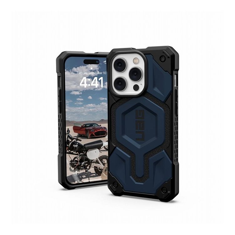 【日本正規代理店品】 URBAN ARMOR GEAR iPhone 14 Pro 6.1 2022対応 耐衝撃ケース MagSafe対応 MONARCH PRO マラード UAG-IPH22MB-PMS-ML アイフォン ケース カバー スマホ スマートフォン【送料無料】