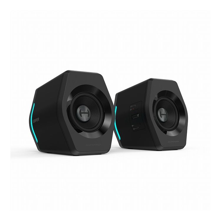 【日本置き目代わりになる店品】 Edifier Hecate ゲーミングスピーカー G2000 16W最終生産物 Bluetooth 4.2 フルレンジスピーカー USB 3.5粍 RGB点火装置付き添い人 黒いこと ED-G2000-BK【貨物輸送無料】