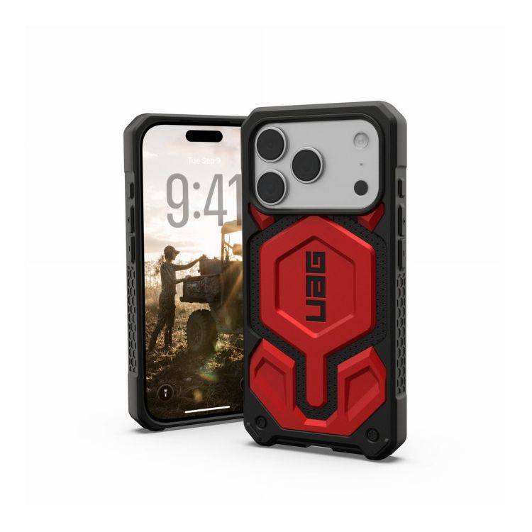 URBAN ARMOR GEAR iPhone 17 Pro 2025対応耐衝撃ケース MONARCH PRO MAGSAFE クリムゾン UAG-IPH25MA-PMS-CR(代引不可)【送料無料】