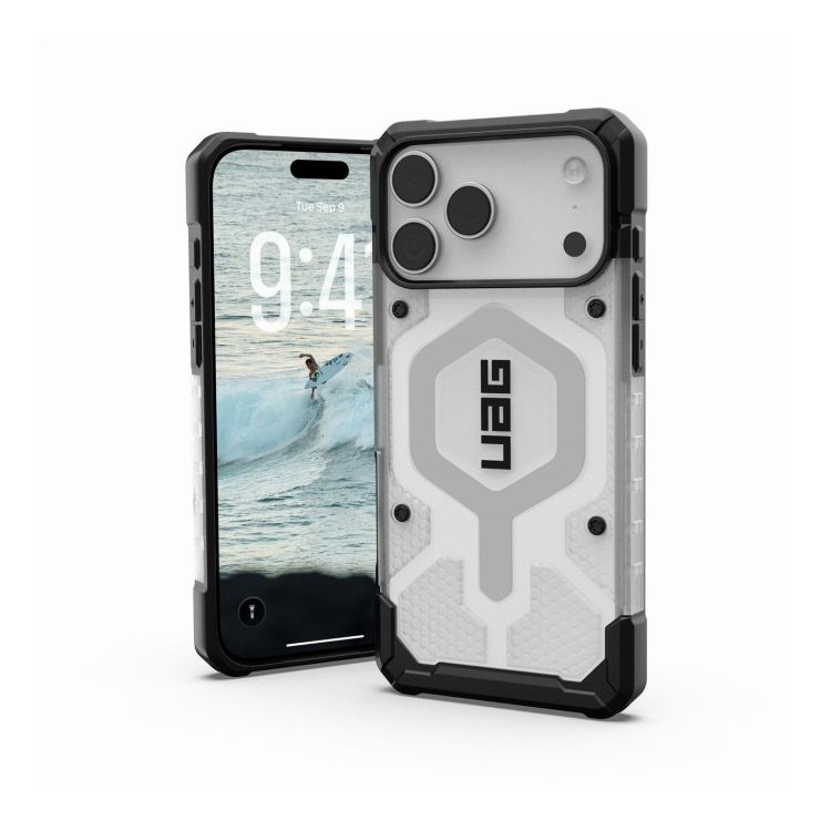 URBAN ARMOR GEAR iPhone 17 ProMax 2025相応う耐衝撃容れもの PATHFINDER CLEAR MAGSAFE 内燃機関/しろがね色 UAG-IPH25天使の都市-MS-I/S(代引不可)【貨物輸送無料】