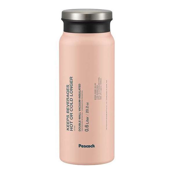 ピーコック ステンレスボトルスクリューマグタイプ(600ml) AEJ-60PCR(代引不可)【送料無料】