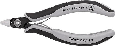 KNIPEX ESD詳しいエレクトロニッパー 125粍 7942125ZESD【貨物輸送無料】