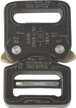 ALPIN COBRA PRO バックル 25MM ブラック FX25KVF【送料無料】
