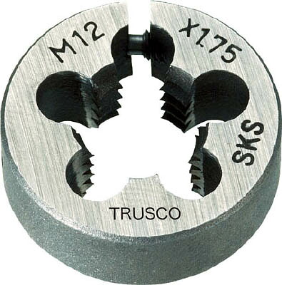 TRUSCO 丸ダイス 50径 M18&times;2.5 (SKS) T50D18X2.5【送料無料】｜リコメン堂ホームライフ館 7,877円