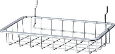 楽天市場】有孔パネル用ネットカゴ 小 61-123-4-1 【 店舗什器 パネル