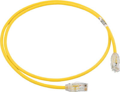 パンドウイット カテゴリ６Ａ細径パッチコード ５ｍ 紫 UTP28X5MVL【送料無料】