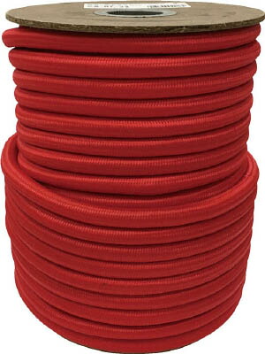 ユタカ 天然ゴム タイトゴムロープボビン巻 ９φ×３０ｍ 赤いこと RT33【貨物輸送無料】