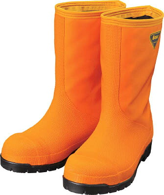 ＳＨＩＢＡＴＡ 電気冷蔵庫用長靴－４０℃ ＮＲ０３１ ２７．０ オレンジ色 NR03127.0【貨物輸送無料】