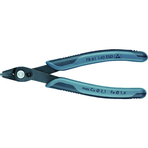 KNIPEX エレクトロニクス スーパーニッパー 140mm 7861140ESD【送料無料】
