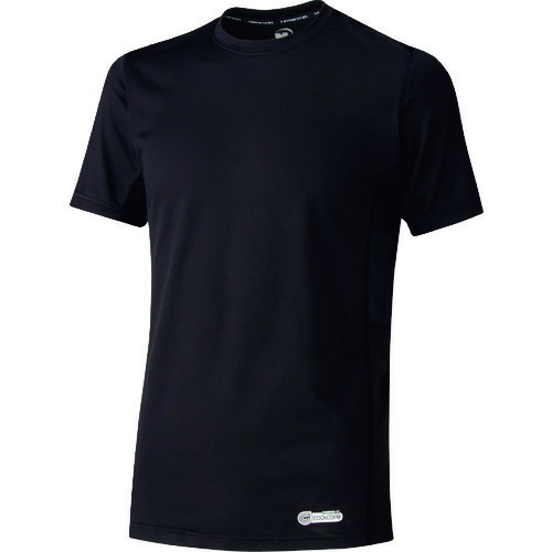 ミドリ安全 ベルデクセル 男女共用 半袖クールコアTシャツ VEC19上 ブラック M VEC19UEM【送料無料】