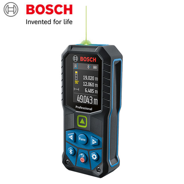 BOSCH ボッシュ データ転送グリーンレーザー距離計 GLM5027CG 記録 スピーディー 防じん 防水性能 IP65 衝撃 吸収【送料無料】|リコメン堂ホームライフ館
