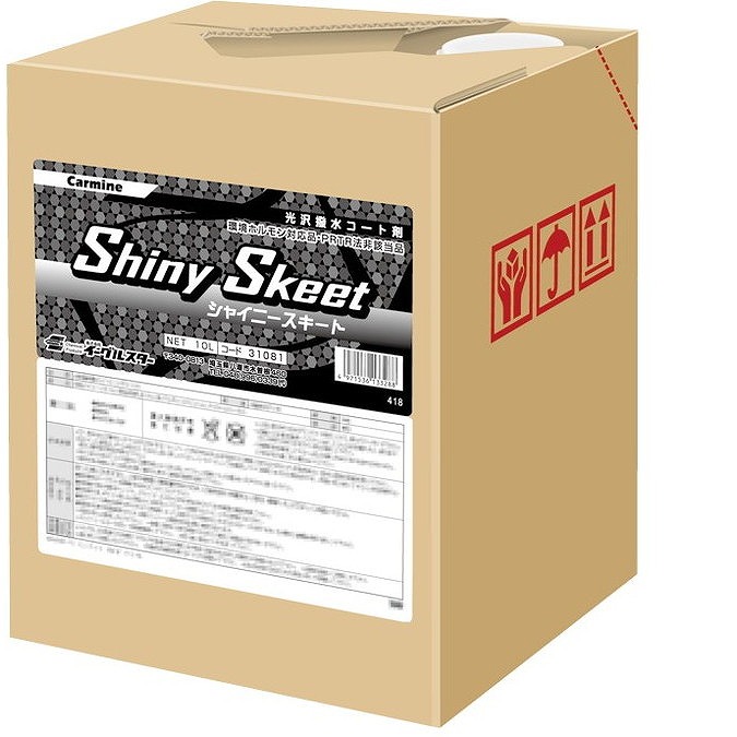 エムケー精工 純正 NTスキート/シルキーコート対応品・光沢撥水剤 イーグルスター シャイニースキート 10L(タフテナー) 31081【送料無料】
