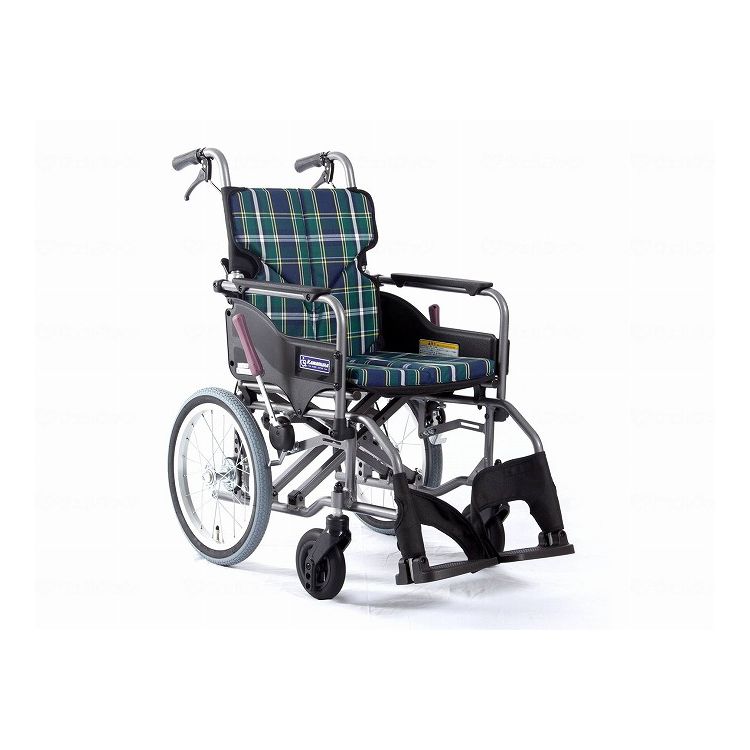 カワムラサイクル モダンAstyle 背折れ介助用 KMD A16 42 H 緑チェック(A9) 座幅42 前座45cm KMD-A16-42-H(代引不可)【送料無料】|リコメン堂ホームライフ館