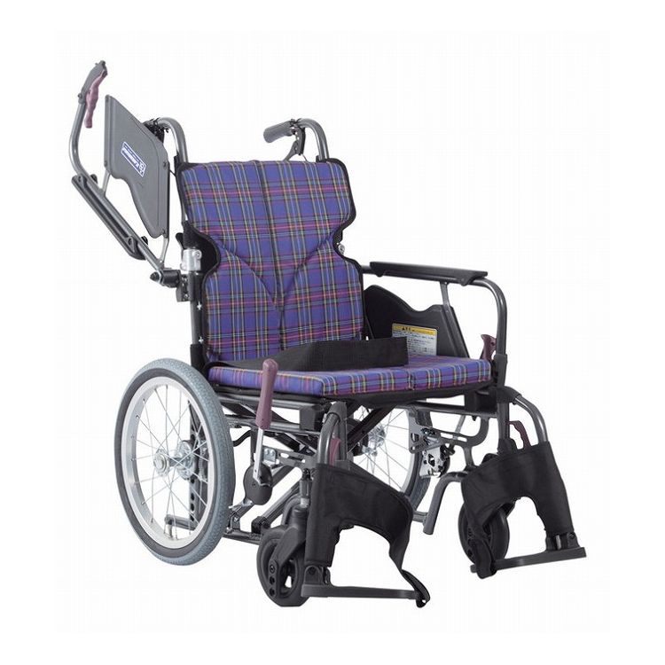 カワムラサイクル モダンCstyle 自走用 22インチ中・高床 緑チェック(A9) 座幅38-前座47cm KMD-C22-38-SH(代引不可)【送料無料】
