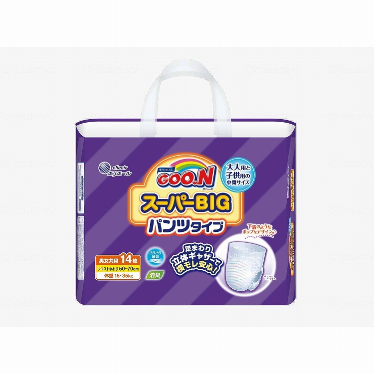 大王製紙 グーン スーパーBIGパンツ 14枚入 ケース(代引不可)【送料無料】｜リコメン堂ホームライフ館 8,276円