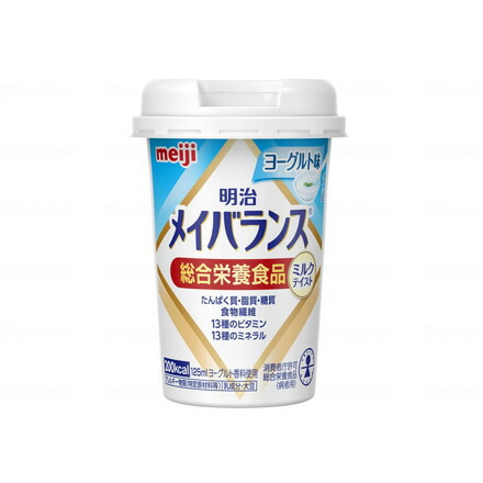 明治 メイバランスMiniカップ ケース ヨーグルト味 1415003(代引不可)【送料無料】