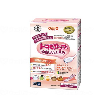 日清オイリオグループ トロミアップやさしいとろみ ケース 2.5g&times;25本 020300(代引不可)【送料無料】｜リコメン堂ホームライフ館