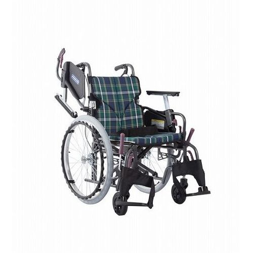 カワムラサイクル モダンCstyle 自走用 22インチ中・高床/緑チェック(A9)/座幅38-前座47cm 緑チェック(A9) 座幅38-前座47cm KMD-C22-38-SH 503335_1851_11508(代引不可)【送料無料】｜リコメン堂ホームライフ館