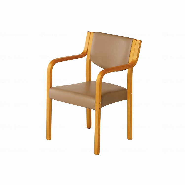 弘益 木製チェア/ベージュ/ナチュラルフレーム ベージュ ナチュラルフレーム MC 510 NA(BJ) 576113 520 16024 1脚(代引不可)【送料無料】 インテリア・寝具・収納-イス・チェア-ダイニングチェア