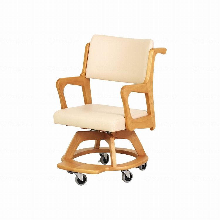 【法人限定】グローリープラン 室内用車いすこまわりくん Care 311 WC/アイボリー/ アイボリー Care 311 WC 689533 220 1台(代引不可)【送料無料】