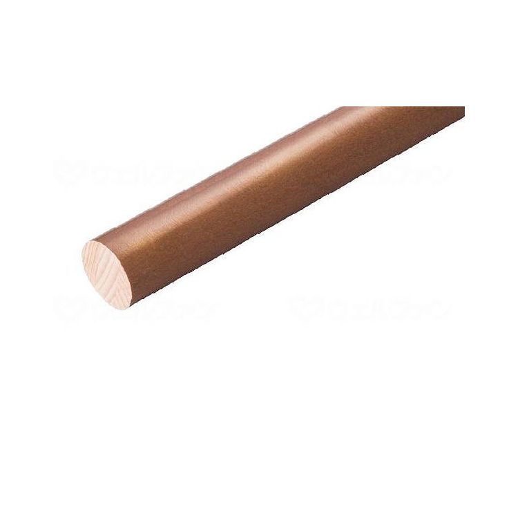 【法人押さえる】マツ六 BAUHAUS 35グロス丸棒/Dオーク材/2m BB-GD22-040-0375 Dオーク材 2m 1本 773436 4685 10742(代引不可)【貨物輸送無料】