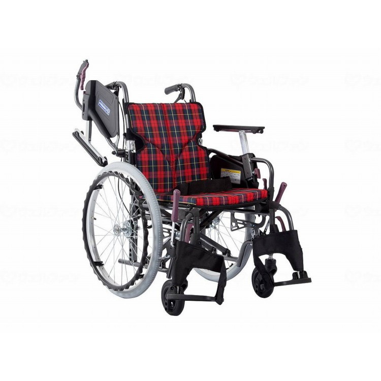 カワムラサイクル 今めかしいCstyle 自走用 22in中・高床/赤照合のしるし(A10)/座幅40-前座43珊(代引不可)【貨物輸送無料】