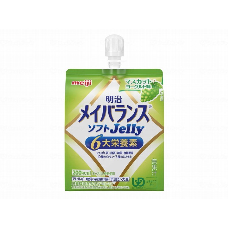 明治 明治メイバランスソフトJelly/ケース/マスカットヨーグルト味(代引不可)【送料無料】