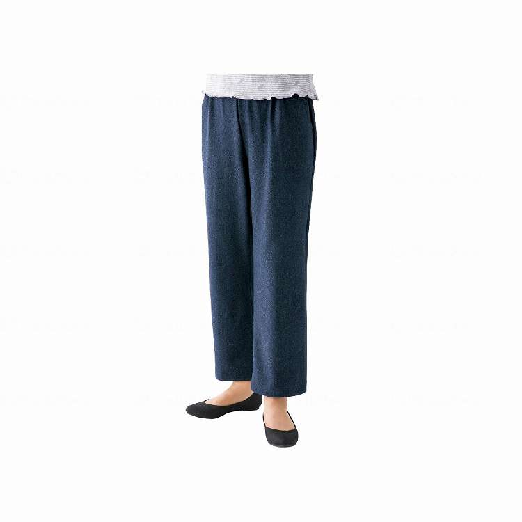 ケアファッション おしりスルッとらくらくハイテンションパンツ/ネイビー/M(代引不可)【送料無料】