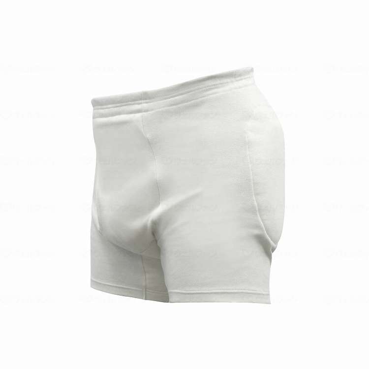 とみ ヒップガードパンツ/白/L(代引不可)【貨物輸送無料】